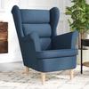 VidaXL Armchair Blue 74x84x100 Cm Fabric, Recliner, Living Room Armchair, Bedroom Chair, Lounge Chair, 4016903