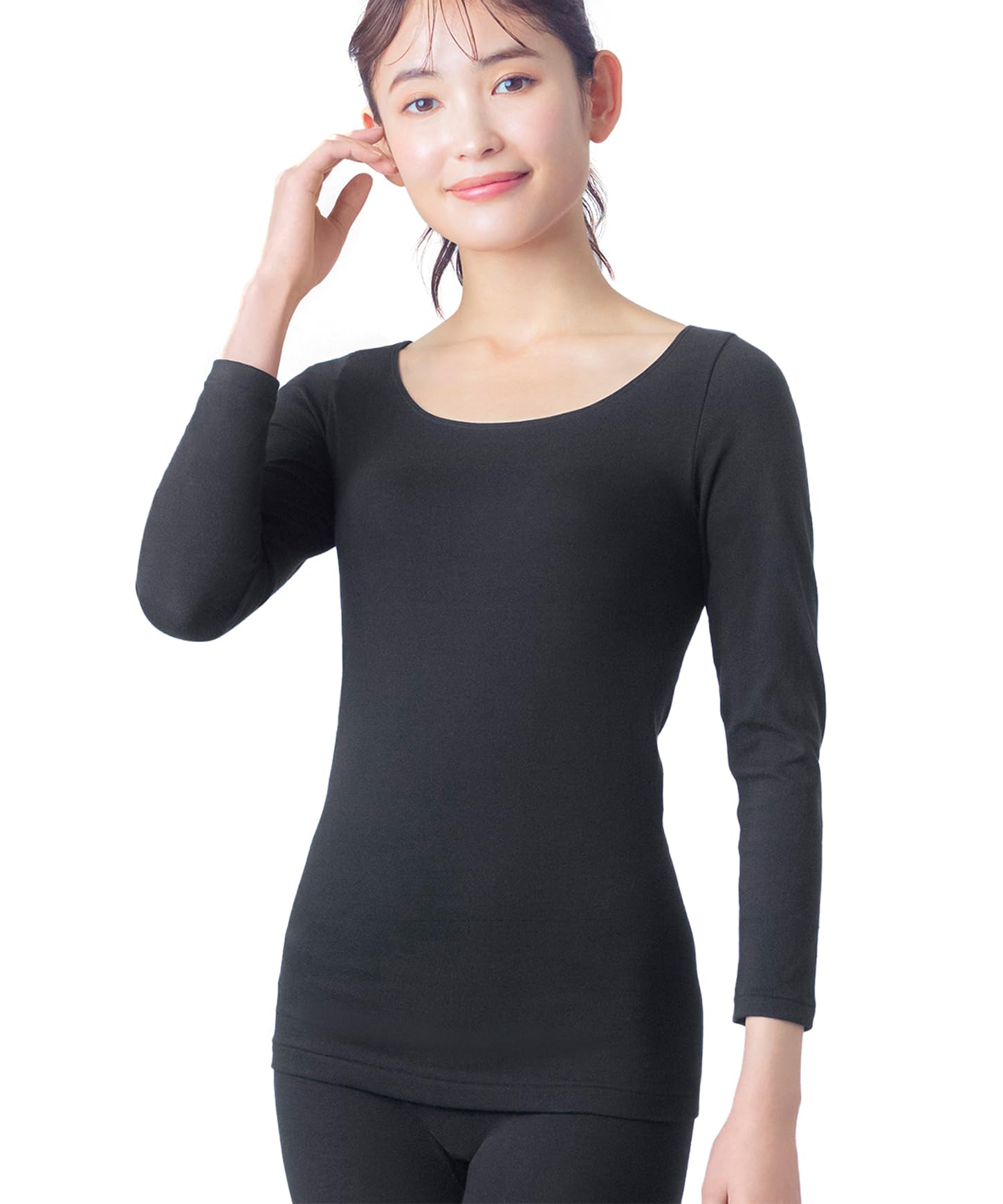 

Warm organic cotton soft and gentle texture organic Cotton heat long EL4831 BL LL [Wing/Wacoal] innerwear, blend, [Luxurious cotton] blend, retention,
