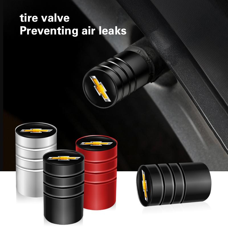 4pcs Car Wheel Tire Valve Stem Caps Airtight Cover For Chevrolet Spark Captiva Cruze Tracker Orlando Epica SS Auto Accessories