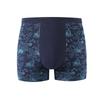 Herrunderkläder med tryck Löst djupt skurna shorts Fyrkantiga shorts med tryck