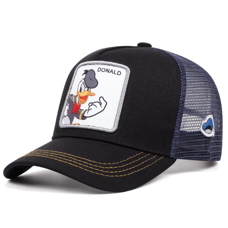 High Quality Unisex Styles Anime Cartoon Snapback Cotton Baseball Cap Men Women Hip Hop Dad Hat Trucker Mesh Hat Dropshipping