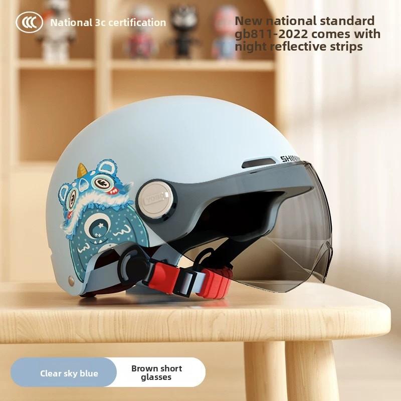 

Children s Helmets, Boys and Girls, Babies, Electric Motorcycle Helmets, Half Helmets, Universal In All Seasons