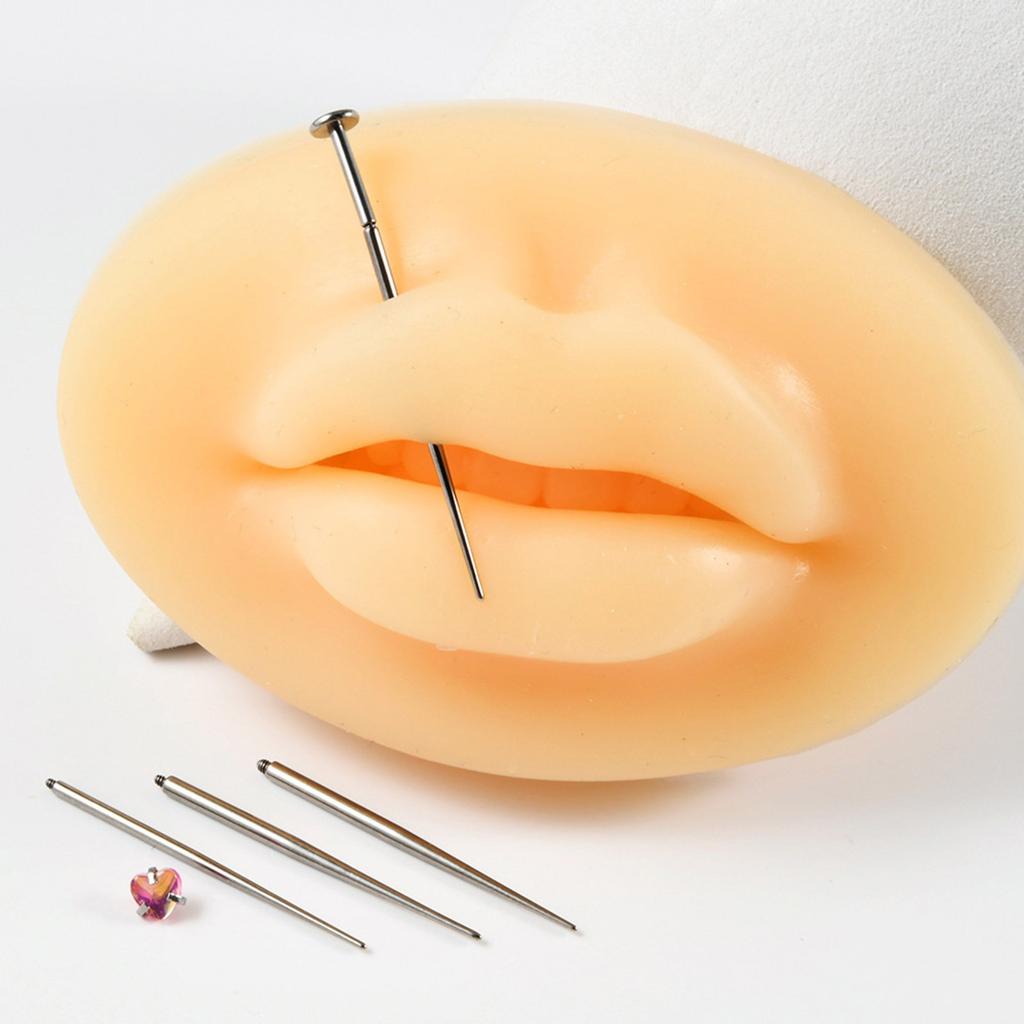 Professional Piercing Insertion Tool Kit Threadless Insertion Needle For Body Jewelry Replacement Without Threads