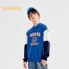 Balabala Boy's Hooded Color Block Sweatshirt