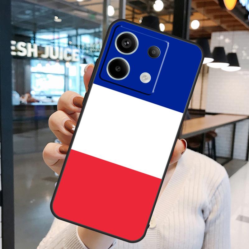 

France Flag Case For Xiaomi Redmi Note 13 Pro 10 11 12 14 15 Pro Plus Redmi 15C 14C 10C 12C 13C 15 Cover Redmi Note 12 4G