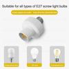 E27 Wireless Remote Control Light Bulb Socket Smart Switch LED Lamp Base with Timer ON/OFF for Room Chandelier Battery Powered