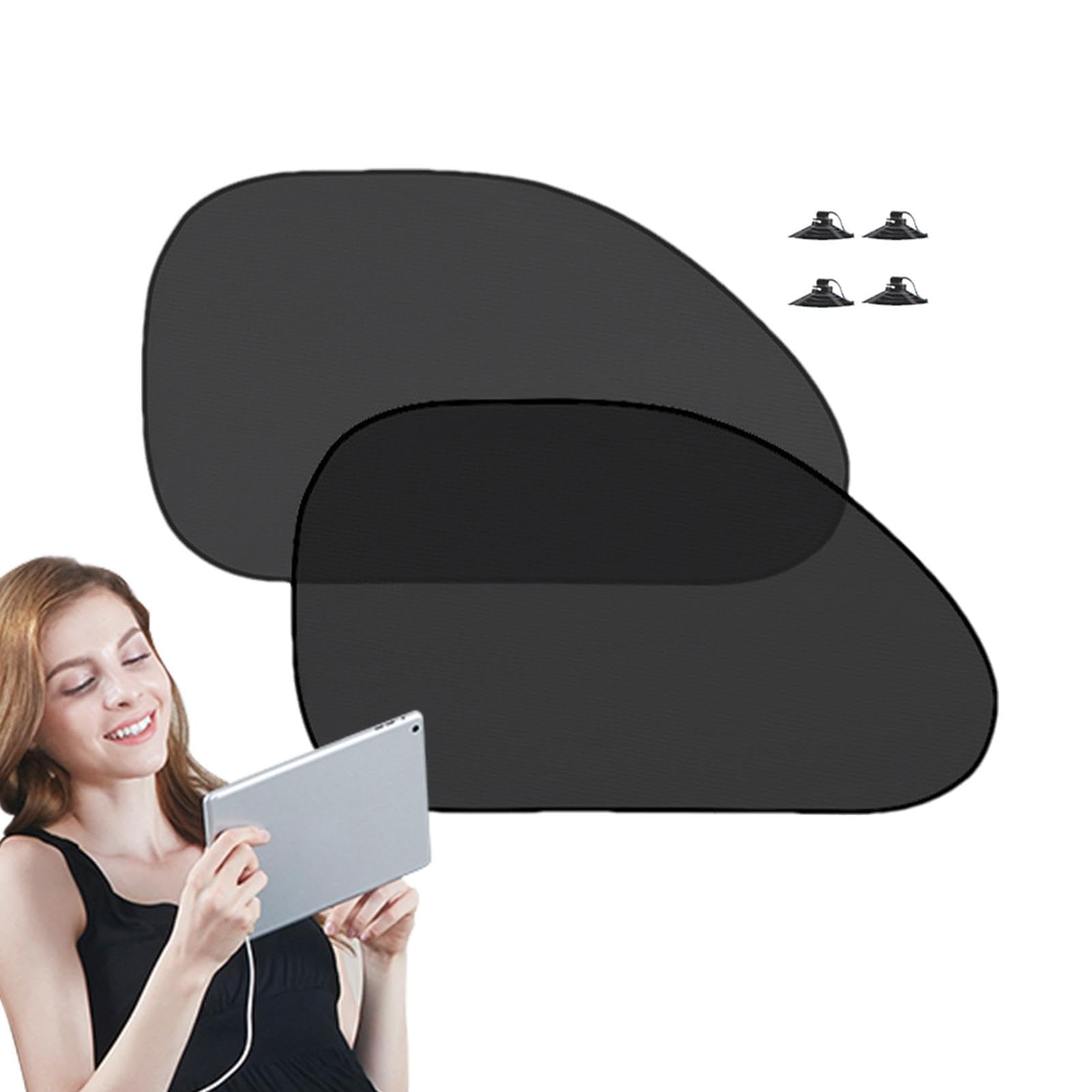 

Generic Mesh Sun Shade for Car, Car Window Shade - Apply Window Cover Car See description