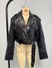 Women's Faux Leather Bomber Jacket - European & American Fashion for All Seasons