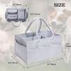 Tragbare Organizer-Tasche für Hundepflegezubehör mit mehreren Taschen