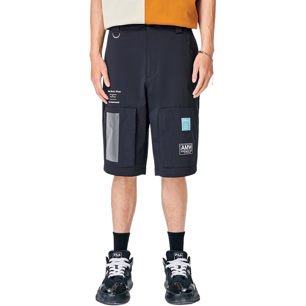 Fila Mihara Yasuhiro X Woven Sports Logo Shorts Men Bottoms Black F11M133801F-BK