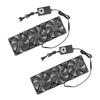 Ventilation Fan 3x120mm 2750rpm Axial Cooling Fan Set for Server Workstation and Window Exhaust with Speed Control 240V