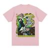 Anime Jojo Bizarre Adventure Hirose Koichi Graphic Print T Shirts Unisex Casual Cotton Short Sleeves Oversized Tshirt Streetwear