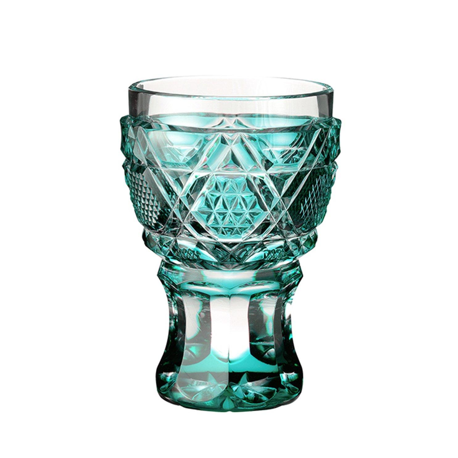 

Yamashita Crafts Satsuma Kiriko Horse Cup Green 13041300 5.8×8.2cm