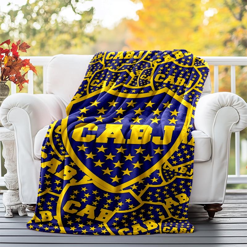 CABJ Flannel Blanket Soft All-Season Throw, Design for Camping, Car Travel, Hiking Sofa, Bed, Office Perfect Gift for Parties