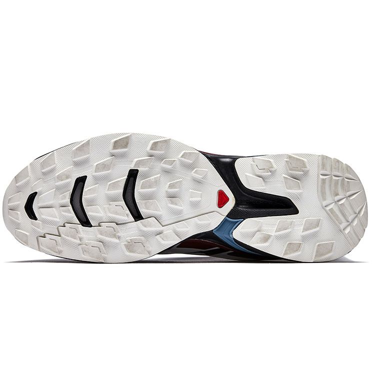 SALOMON XT-Wings 2 Lace-Up PU Mesh Fabric Shock Absorbing Non-Slip Wear-Resistant Low-Top Casual Running Shoes Unisex Sneaker White 413138