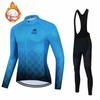 Cycling Suit Long Sleeve Cycling Suit Men's Tour De France Fleece Winter Cycling Suit 2026 Winter Fleece Warm Cycling Suit Set