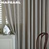 1PC NAPEARL Fashionable and Minimalist Solid Color Textured Soft Sheer Curtain Tulle for Living Room Bedroom Window Sheer Curtain For Home Decor