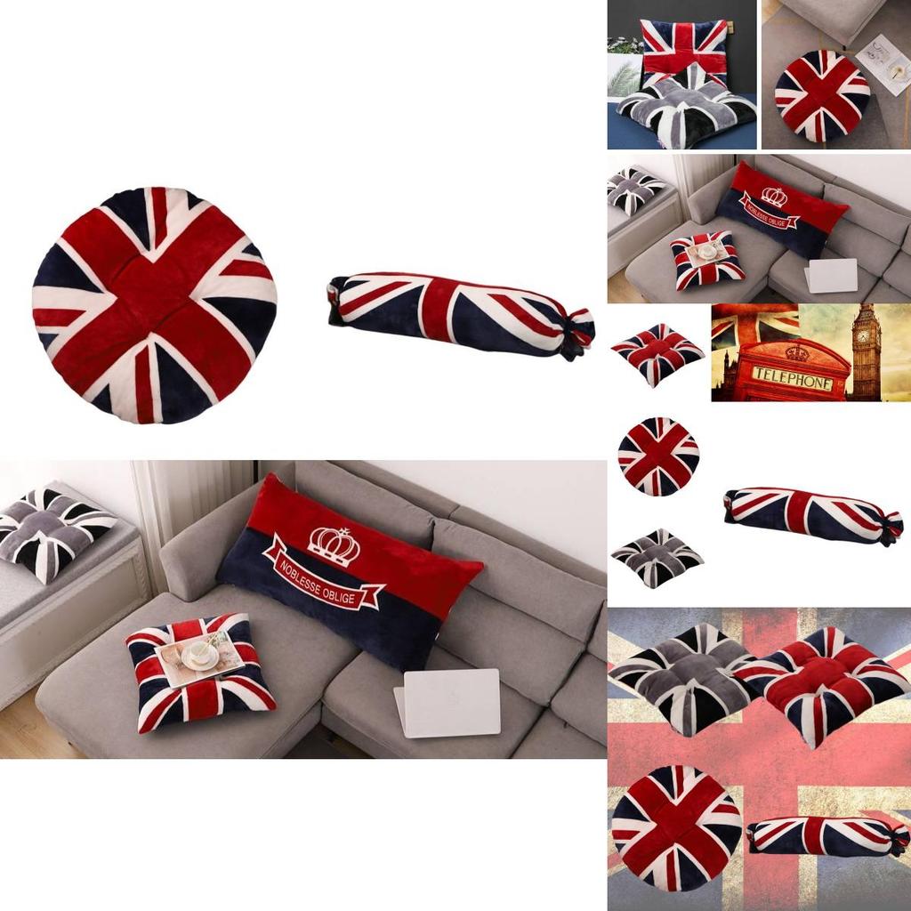 British Flag Decorative Cushion And Pillow Set For Home Decor