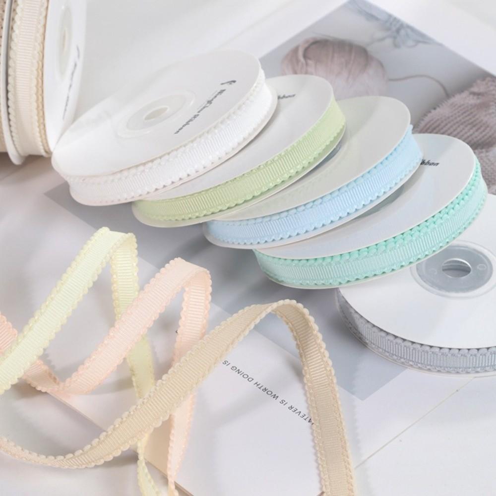 Double Face Satin Ribbon DIY Craft Wavy Edge Ribbon New Decorative Ribbon  Gift Packaging