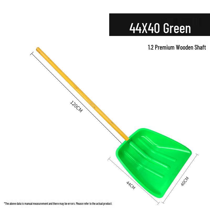 Poszerzona Wytrzymała Odporna na Ścieranie Plastikowa Łopata do Śniegu, Zboża i Śmieci