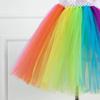 Regenbogen Pailletten Einhorn Kleid mit Flügeln & Kopfschmuck - Europäischer & Amerikanischer Stil 2026 für Mädchen