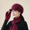 New Autumn and Winter Woolen Hats for The Elderly and Grandma Warm Knitted Hats for Middle Aged and Elderly Mothers Cotton Hats Ladies Hats