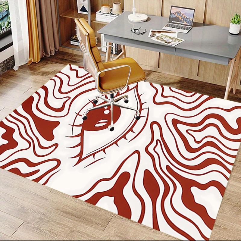 1PC Eye Pattern Non-Slip Floor carpet, suitable for Office, bedroomand playrooms. It can also be used as a sofa footrest cover-T97