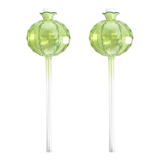 Plant Watering Bulbs Planter Insert Self Watering Globes with Stoppers Cactus Ball Shape Vacation Plant Watering Tools