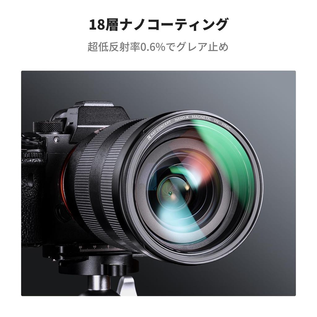 Concept 82mm Magnetic MCUV Filter Lens Protection Filter Magnetic Adsorption Convenient Installation UV Absorption Lens Protection 18 Layer Coating 1