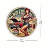 Vintage Retro Metal Tin Sign Car Lover Man Cave Garage Bar Wall Decor Durable Waterproof Art Plaque