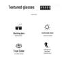Polarized Square Sunglasses with UV Protection and Wood Grain Legs (Model P891876)