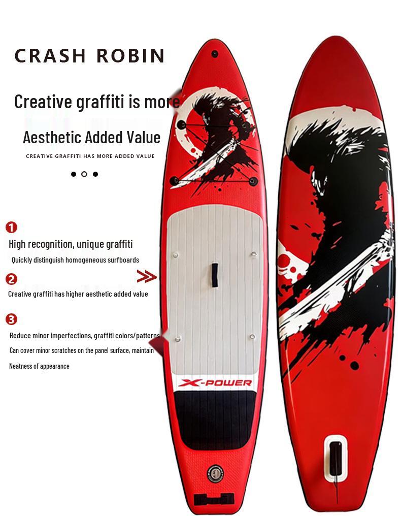 Inflatable Stand-Up Paddleboard - Professional Surfboard and Kayak Board for Beginners