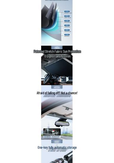 Sunshade Car Window Curtains - Windshield Protection & Heat Insulation.