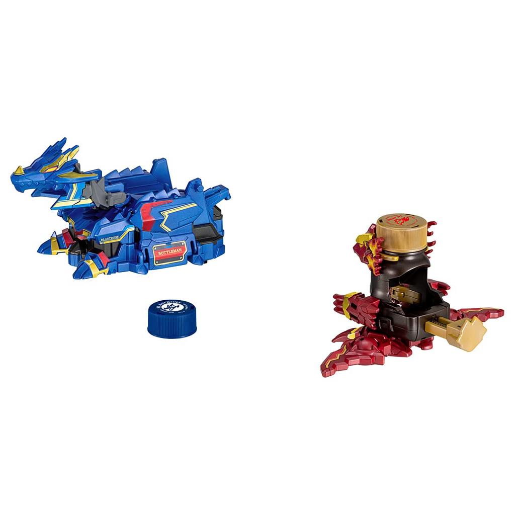 Takara Tomy Bottleman Sarafire Blast Boss Great Extermination Set BOT-22 &