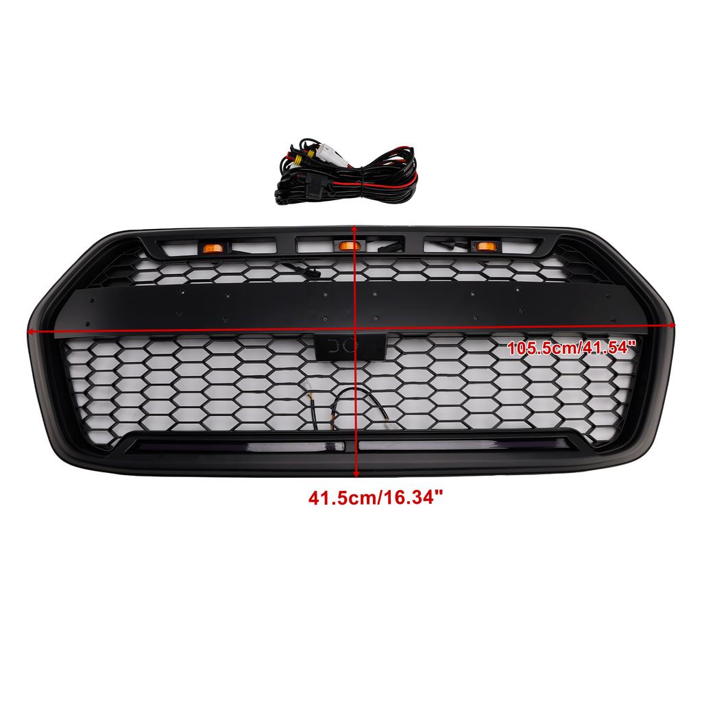 Front Bumper Grill Grille Fit Ford Transit 150 250 350 2020-2025 Raptor Style