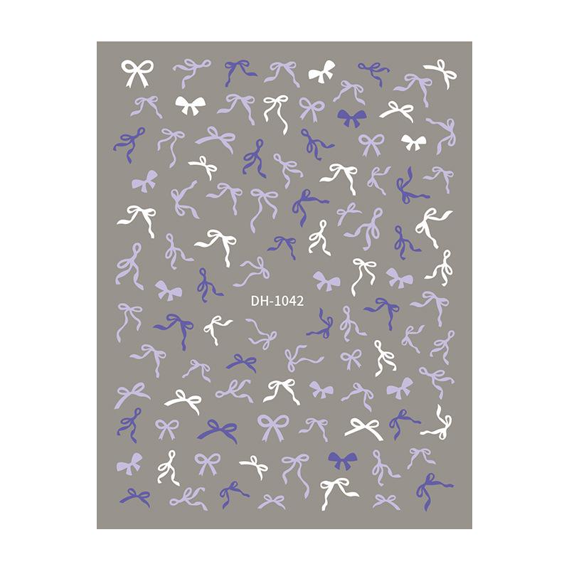 Redanco3D Hot Style Cartoon Bow Nail Stickers DH-1042