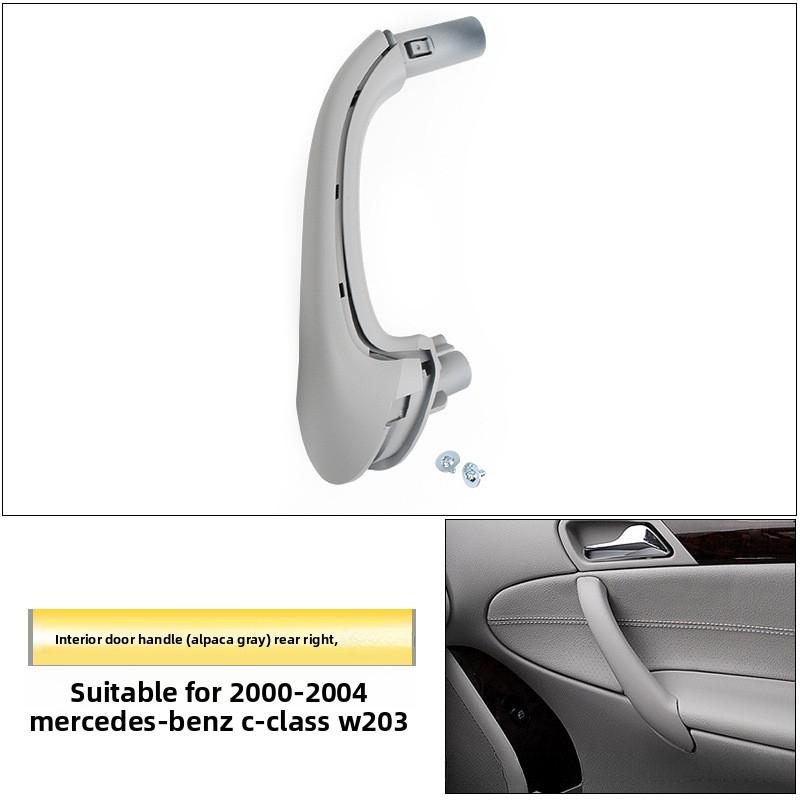 Car Inner Door Handle Trim Pull Grab Panel Handle 2038101551 2038101651 for For Mercedes Benz C-Class W203  2000-2007 Fit 4-Door Sedan Only