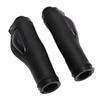 Leather Bike Handle Grips Bilateral Lock Shock Absorption Black for Mountain Road Bike Accessories
