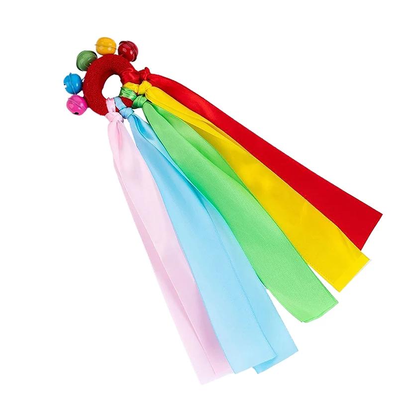 1 Peça Fita de Pulso Infantil Esportes Coletivos Pom Pom Torcida Grande Partida Pom Dança Pom Pom Acessórios Pulseira Elástica Com Corda Elástica