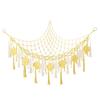 Hand Woven Cotton Rope Net Bag Kids Room Kindergarten Decor Wall Storage Hanging Net Hammock