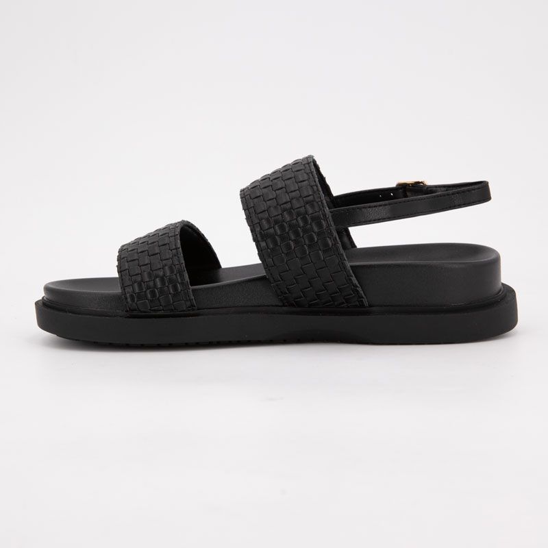 Sandales double bride kary tissées avec boucle Femme US POLO
