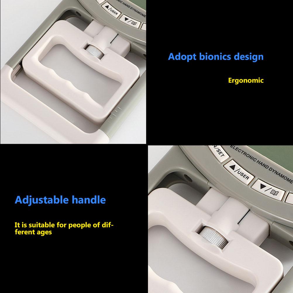 

Регулируемый тестер силы хвата цифровой динамометр усилитель хвата для спорта дома на открытом воздухе синий