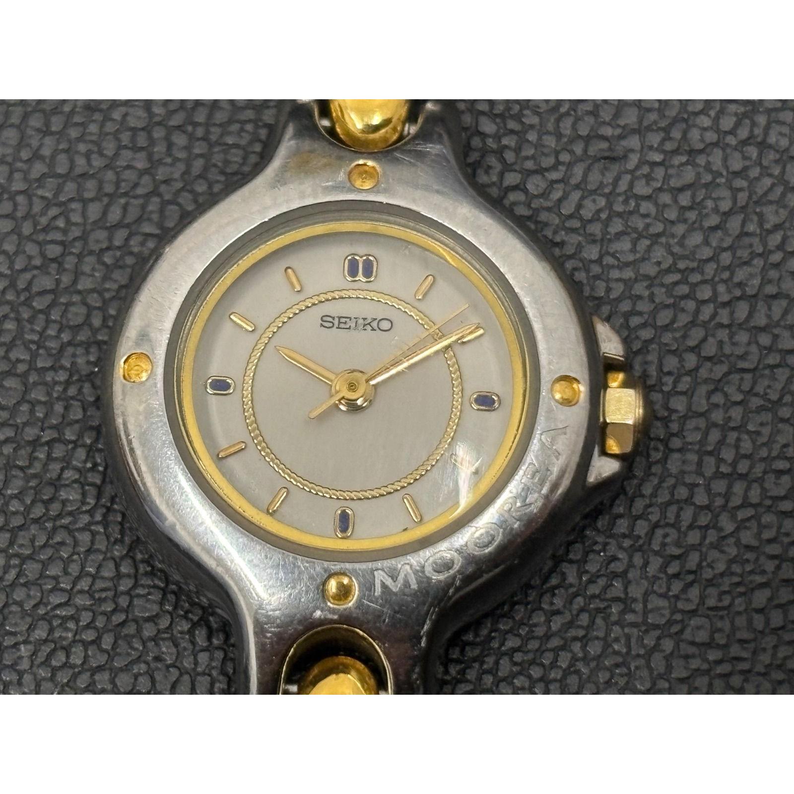 C [Treatment as unmoving/unconfirmed junk] SEIKO Seiko Quartz Ladies MOOREA 1F21-0A50 C-0.1-0.2