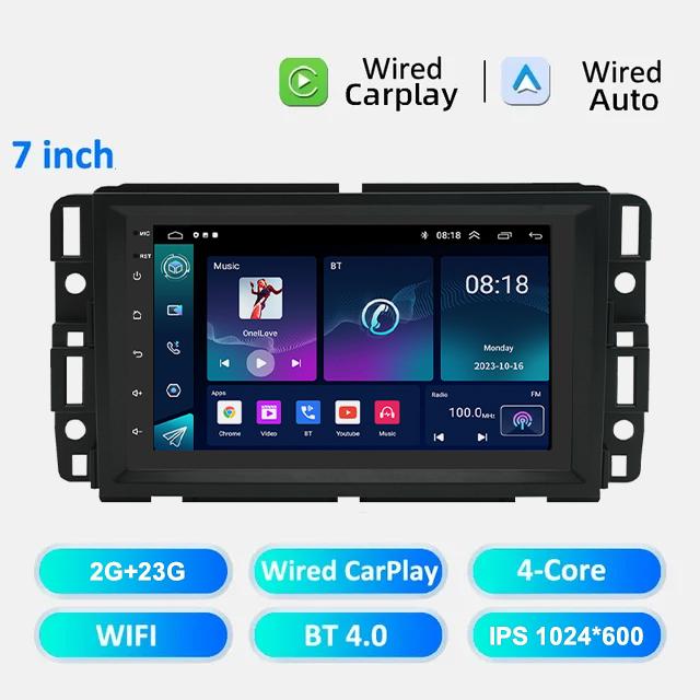 

Android Car Radio для GMC Yukon Sierra Chevrolet Silverado Impala Buick Enclave Мультимедийный проигрыватель GPS Навигационная система Carplay
