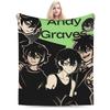 Der Sarg von Andy und Leyley Spiele Decken Super Weich Fleece Gemütlich Geschenke Überwurf Decke Bettbezug