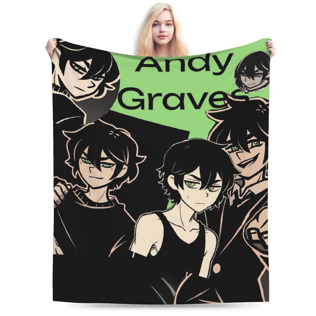Der Sarg von Andy und Leyley Spiele Decken Super Weich Fleece Gemütlich Geschenke Überwurf Decke Bettbezug