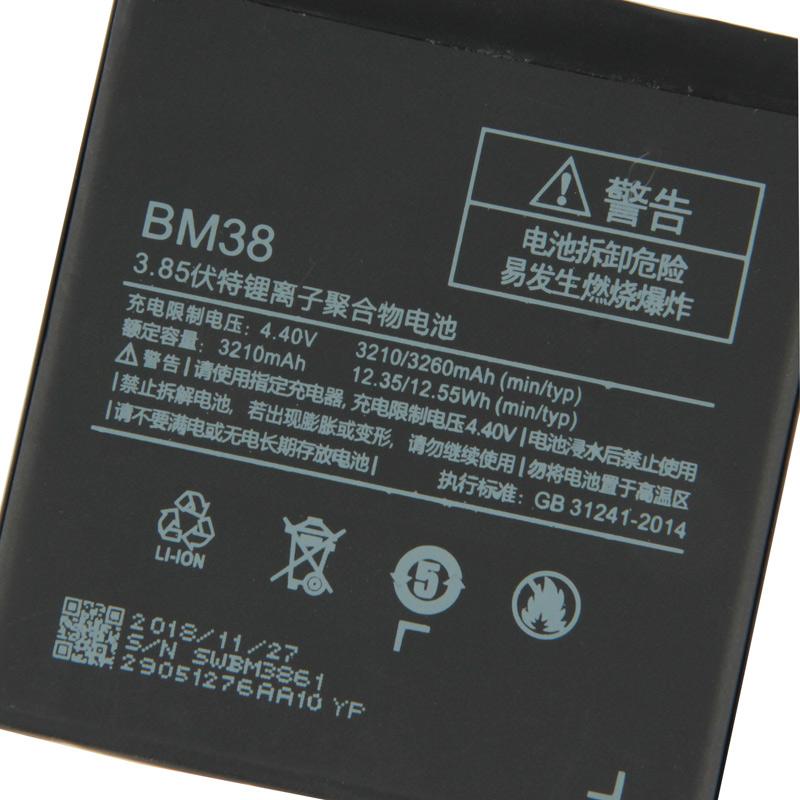 Replacement Phone Battery BM38 For Xiaomi 4S M4s Xiaomi BM38 Replacement Battery With Free Tool 3260mAh