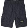 Solid Color Logo Zipper Pocket Shorts Kids Shorts Black 7816L0301-V1029