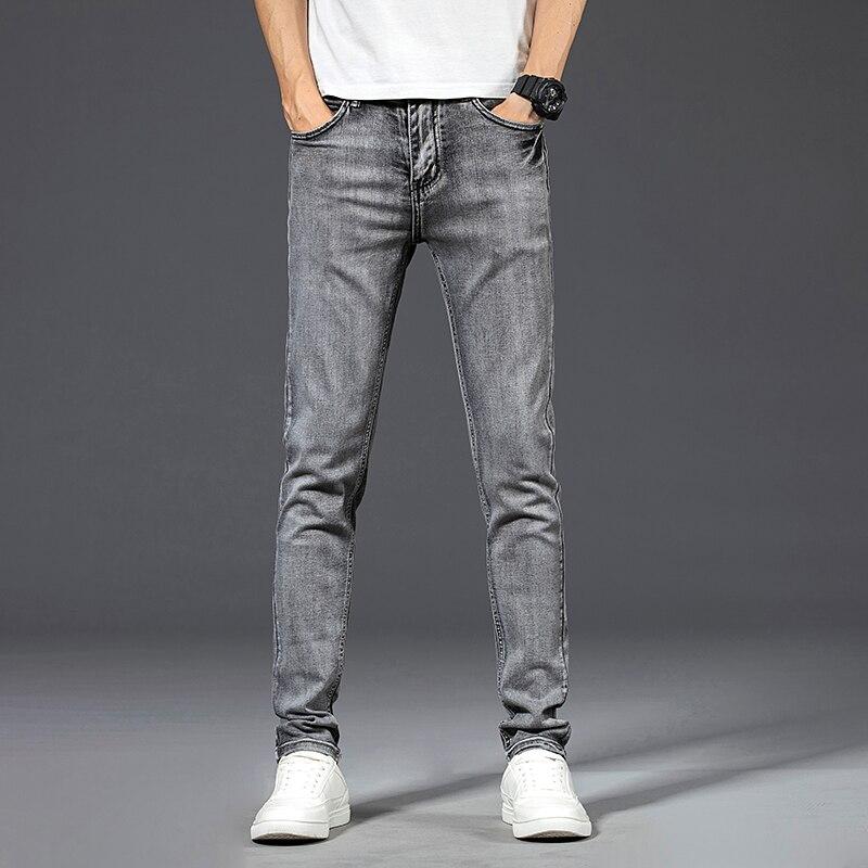 Marca Primavera Otoño Jeans Hombres Algodón Negocio Stretch Straight  Vintage Gris Clásico Pantalones Vaqueros Hombre 'S 29 -35 40 comprar a buen  precio — entrega gratuita, reseñas reales con fotos — Joom