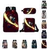 Fashionable Demon Slayer Backpack With Spacious Compartments And Cartoon Pattern Design